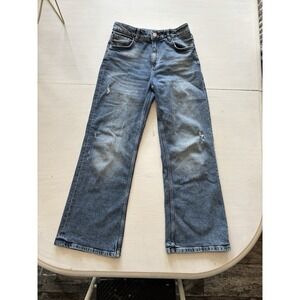 H&M BAGGY LOW WAIST SIZE GIRLS  14 MEDIUM WASH